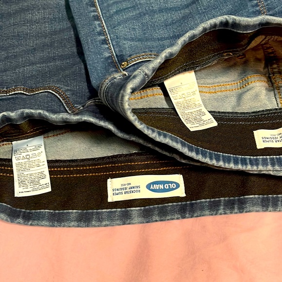 Old Navy Rockstar Super Skinny Jeggings Mid Rise Size 8 - Picture 5 of 7